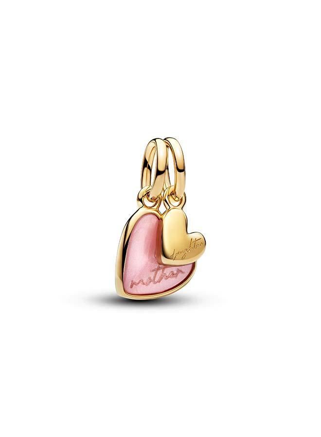 PANDORA Pink Mother & Daughter Splittable Dangle Charm - Image 1